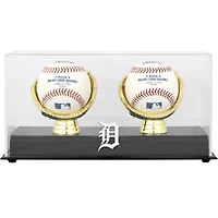 Detroit Tigers Gold Glove Double Baseball Logo Display Case