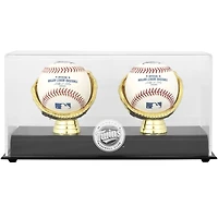 Minnesota Twins Gold Glove Double Baseball Logo Display Case
