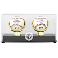 Washington Nationals Gold Glove Double Baseball Logo Display Case