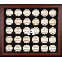 Arizona Diamondbacks Logo Mahogany Framed 30-Ball Display Case