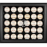 New York Yankees Logo Framed 30-Ball Display Case