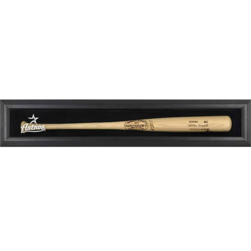 Houston Astros Logo Framed Wall-Mounted Single Bat Display Case