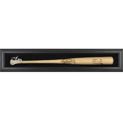 Baltimore Orioles Logo Framed Wall-Mounted Single Bat Display Case