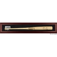 Pittsburgh Pirates Logo Mahogany Framed Wall-Mounted Single Bat Display Case