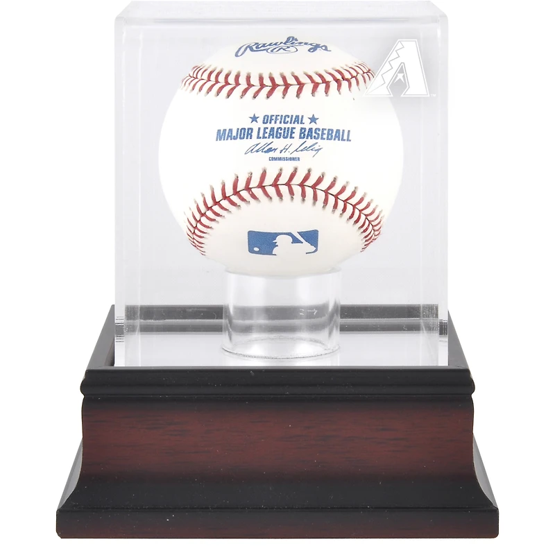 Arizona Diamondbacks Mahogany Baseball Logo Display Case