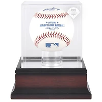 Philadelphia Phillies Mahogany Baseball Logo Display Case