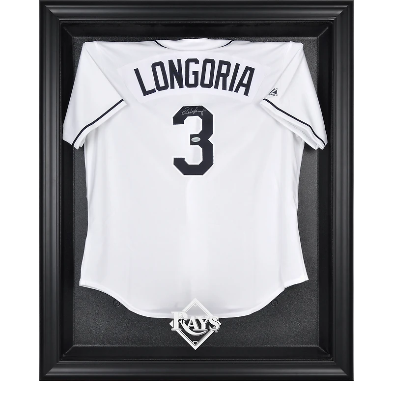 Tampa Bay Rays Black Framed Logo Jersey Display Case