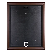 Cleveland Indians Brown Framed Logo Jersey Display Case