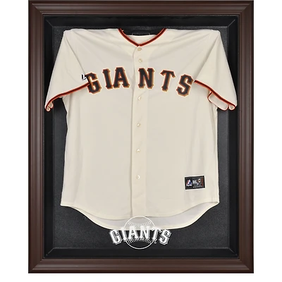 San Francisco Giants Brown Framed Logo Jersey Display Case