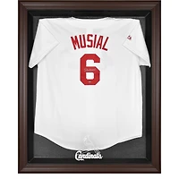 St. Louis Cardinals Brown Framed Logo Jersey Display Case