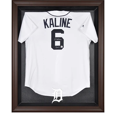 Detroit Tigers Brown Framed Logo Jersey Display Case