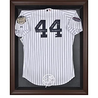 New York Yankees Brown Framed Logo Jersey Display Case