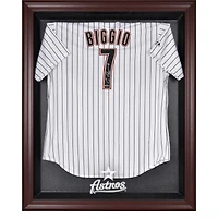 Houston Astros Mahogany Framed Logo Jersey Display Case