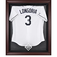 Tampa Bay Rays Mahogany Framed Logo Jersey Display Case