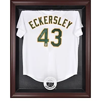 Athletics Mahogany Framed Logo Jersey Display Case