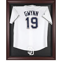 San Diego Padres Mahogany Framed Logo Jersey Display Case
