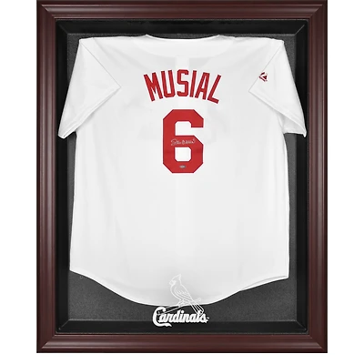 St. Louis Cardinals Mahogany Framed Logo Jersey Display Case