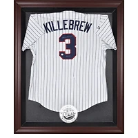 Minnesota Twins Mahogany Framed Logo Jersey Display Case