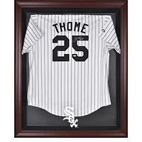 Chicago White Sox Mahogany Framed Logo Jersey Display Case