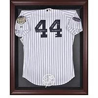 New York Yankees Mahogany Framed Logo Jersey Display Case