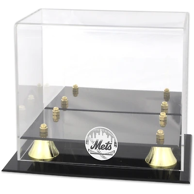 New York Mets Golden Classic Logo Mini Helmet Case