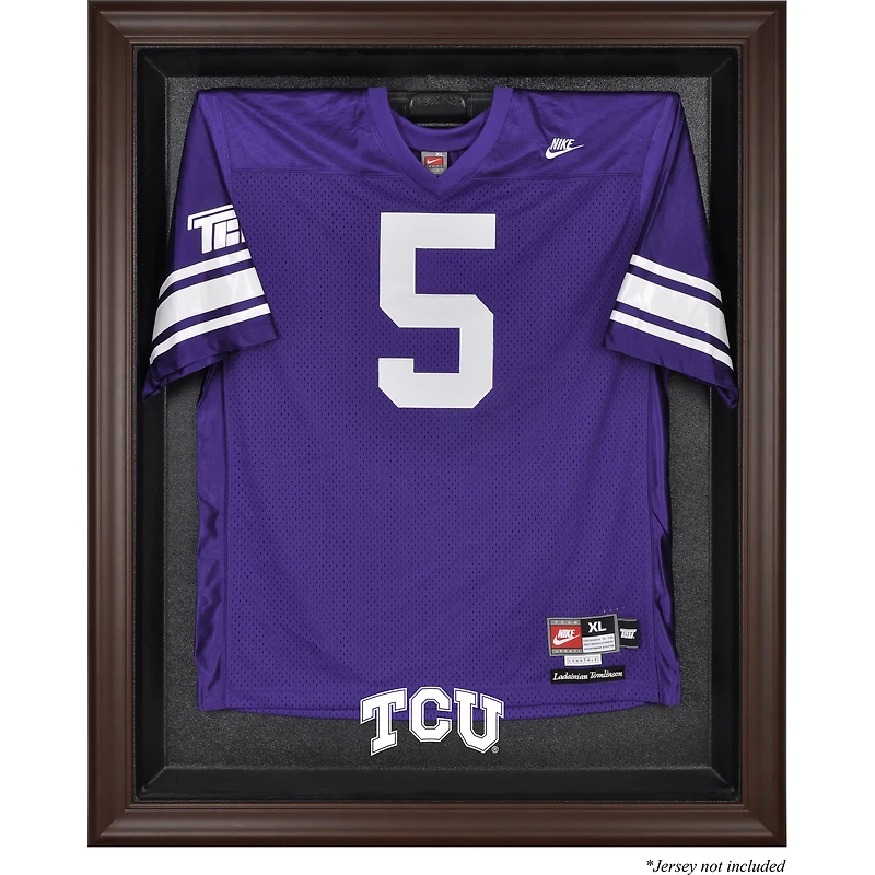 TCU Horned Frogs Brown Framed Logo Jersey Display Case