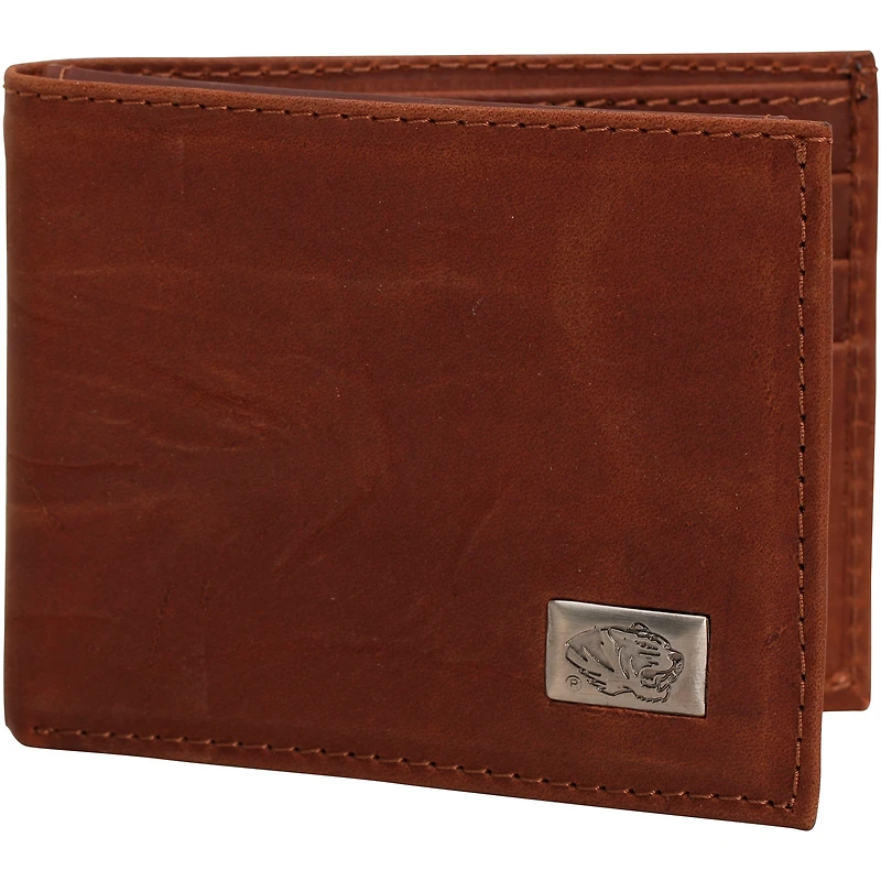 Missouri Tigers Leather Billfold w/ Concho