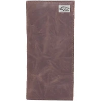 Arkansas Razorbacks Leather Secretary Wallet with Concho - Brown