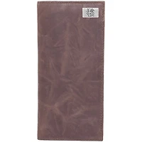 Florida State Seminoles (FSU) Leather Secretary Wallet with Concho - Brown