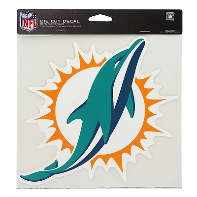 WinCraft  Miami Dolphins 8" x 8" Color Car Decal