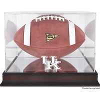 Kentucky Wildcats Mahogany Base Logo Football Display Case with Mirror Back