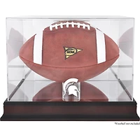 Michigan State Spartans Mahogany Base Logo Football Case with Mirror Back