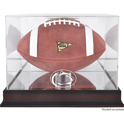 Penn State Nittany Lions Mahogany Base Logo Football Case with Mirror Back