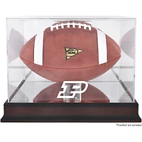 Purdue Boilermakers Mahogany Base Logo Football Case with Mirror Back