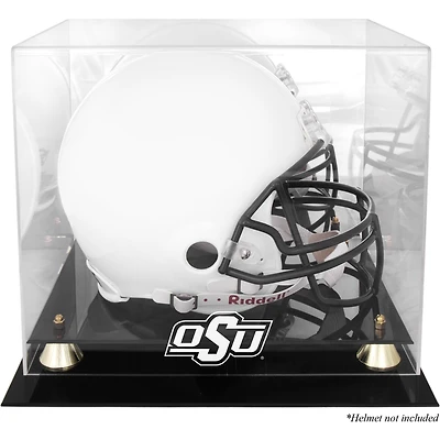 Oklahoma State Cowboys Golden Classic Logo Helmet Display Case with Mirrored Back