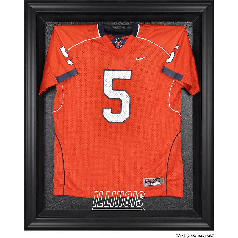 Illinois Fighting Illini Black Framed Logo Jersey Display Case