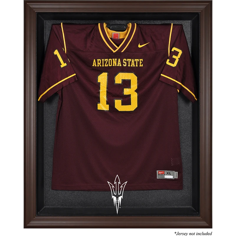 Arizona State Sun Devils Brown Framed Logo Jersey Display Case
