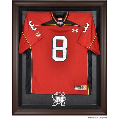 Maryland Terrapins Brown Framed Logo Jersey Display Case
