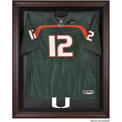 Miami Hurricanes Framed Logo Jersey Display Case