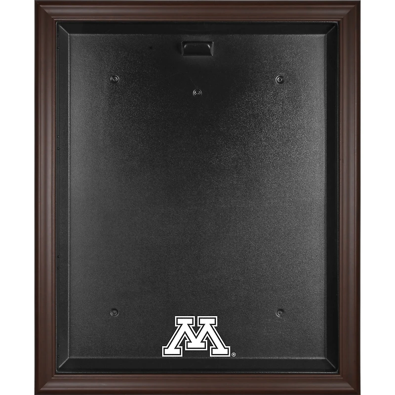 Minnesota Golden Gophers Brown Framed Logo Jersey Display Case