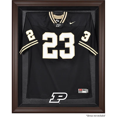 Purdue Boilermakers Brown Framed Logo Jersey Display Case