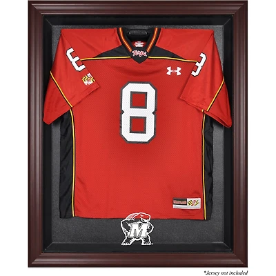 Maryland Terrapins Mahogany Framed Logo Jersey Display Case