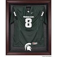 Michigan State Spartans Mahogany Framed Logo Jersey Display Case