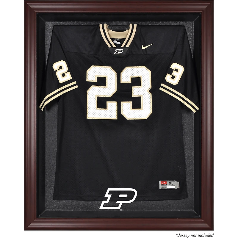 Purdue Boilermakers Mahogany Framed Logo Jersey Display Case
