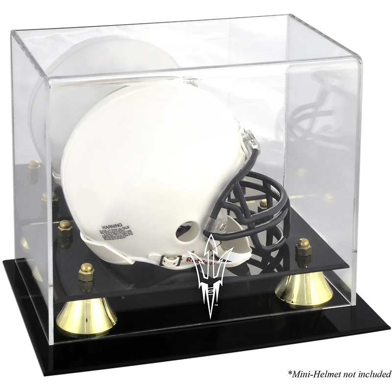 Arizona State Sun Devils Golden Classic Logo Mini Helmet Display Case
