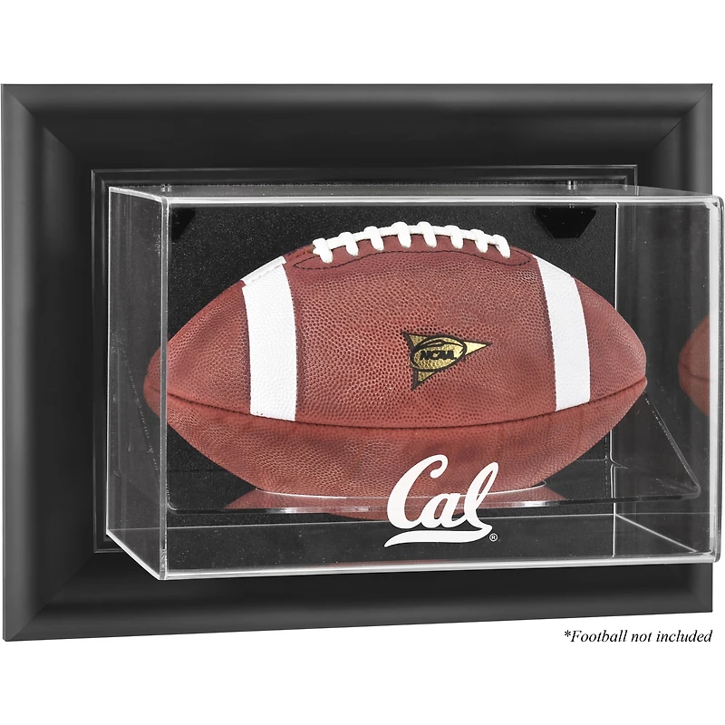 Cal Bears Black Framed Wall-Mountable Football Display Case