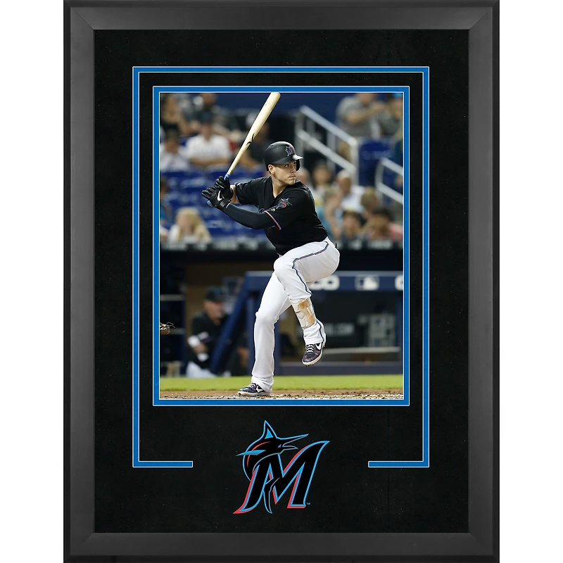 Miami Marlins Deluxe 16" x 20" Vertical Photograph Frame