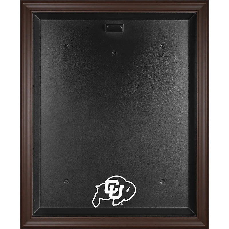 Colorado Buffaloes Brown Framed Logo Jersey Display Case