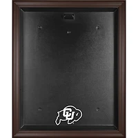 Colorado Buffaloes Brown Framed Logo Jersey Display Case