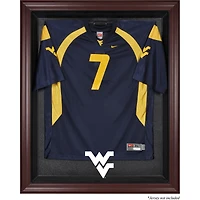 West Virginia Mountaineers Mahogany Framed Logo Jersey Display Case